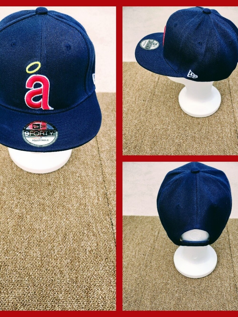 ANAHEIM ANGELS MLB BASEBALL SNAPBACK HAT.